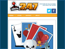 Tablet Screenshot of addictive247.co.uk